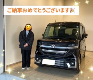 スペーシアカスタムご納車しました！